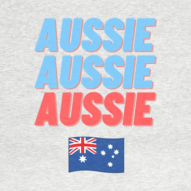 Aussie, Aussie, Aussie T-Shirt by TexasRancher